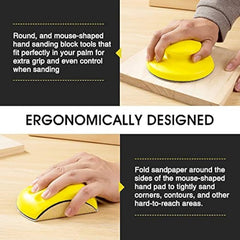 2pcs Hand Sanding Block 12 7 Cm Hook And Loop Sanding Block