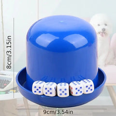 Colorful Plastic Dice Cup for Party Drinking Game