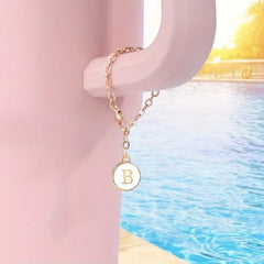 2pcs Cup Charms for Tumbler Handle, Letter Pendant Decoration