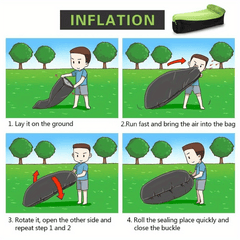 Portable Fast Inflatable Lazy Sofa Lounger Air Sofa Outdoor Beach Camping
