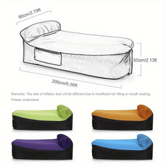Portable Fast Inflatable Lazy Sofa Lounger Air Sofa Outdoor Beach Camping