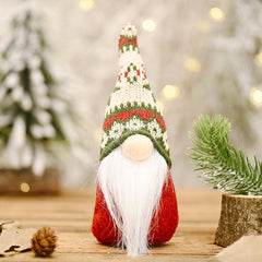 Christmas Gnome Decorations Santa Doll Random Hat Pattern