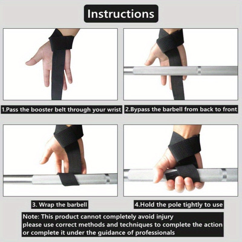Non-slip Wrist Band Sports Support Strap for Pull-ups & Weightlifting