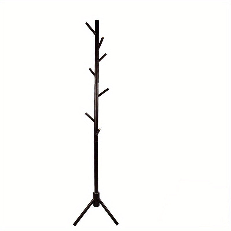 Wooden Standing Coat Storage Rack for Hats Clothes Bedroom