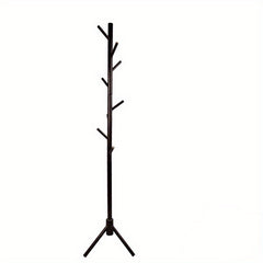 Wooden Standing Coat Storage Rack for Hats Clothes Bedroom