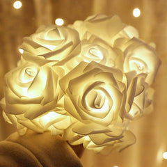 LED Rose Flower String Lights Romantic Decoration Party Wedding Christmas