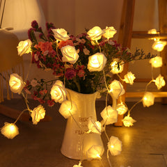 LED Rose Flower String Lights Romantic Decoration Party Wedding Christmas