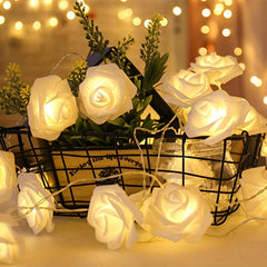 LED Rose Flower String Lights Romantic Decoration Party Wedding Christmas
