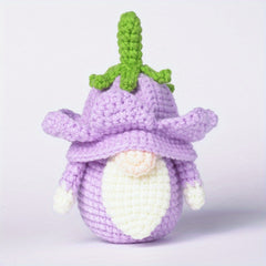 Crochet Material Package DIY Wool Crochet Flower Elf Ornaments Kit