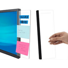 2pcs Office Desk Accessories Monitor Memo Board Sticky Note Holder