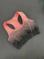 4pcs Racerback Sports Bra Round Neck Running Yoga Top