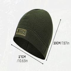 Winter Beanie Hat Fleece Warm Windproof Skiing Hat