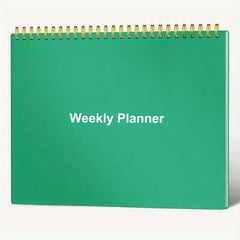 Tearable Spiral Notebook Planner for Work Schedule Record