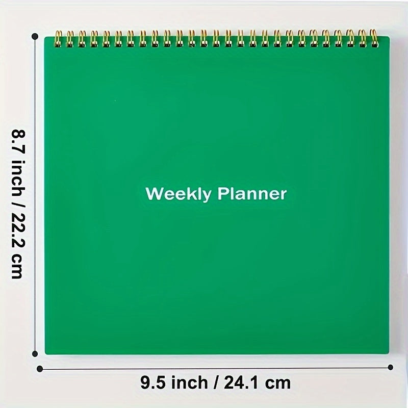 Tearable Spiral Notebook Planner for Work Schedule Record