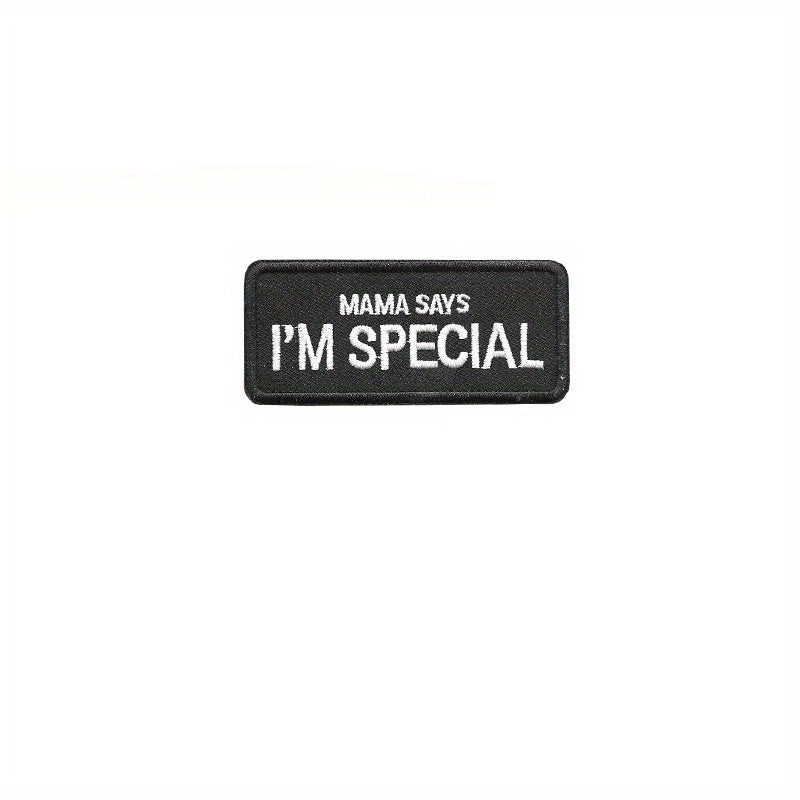 6pcs MAMA SYAS I'M SPECIAL Funny Inspired Patch