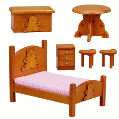 1:12 Dollhouse Accessories Set - Food, Bear, Furniture, Christmas Decoration
