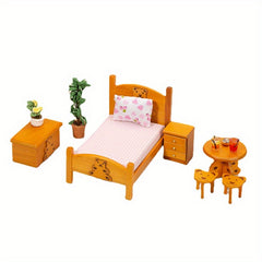 1:12 Dollhouse Accessories Set - Food, Bear, Furniture, Christmas Decoration