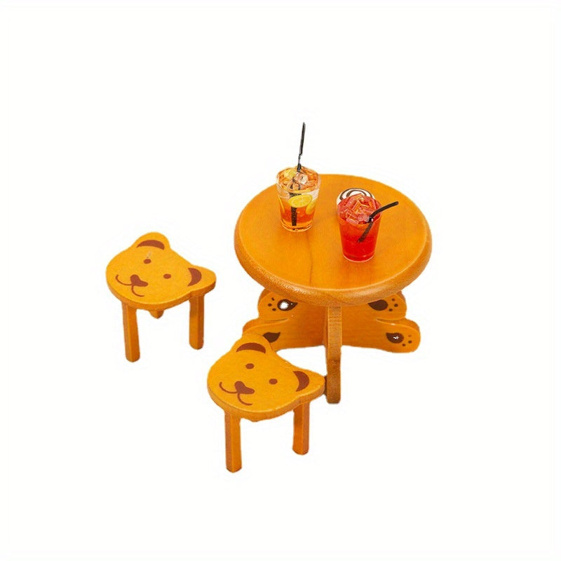 1:12 Dollhouse Accessories Set - Food, Bear, Furniture, Christmas Decoration
