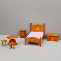1:12 Dollhouse Accessories Set - Food, Bear, Furniture, Christmas Decoration