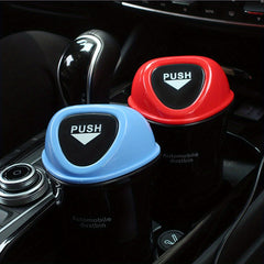 Car Trash Can With Flip Lid Car Garbage Cup