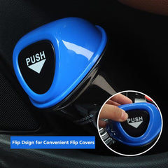 Car Trash Can With Flip Lid Car Garbage Cup