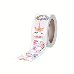 500pcs Unicorn Sticker Labels for Baking Wedding Party Favor