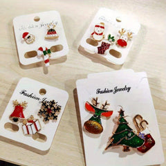 3pcs Cartoon Christmas Brooch Set - Great Gift