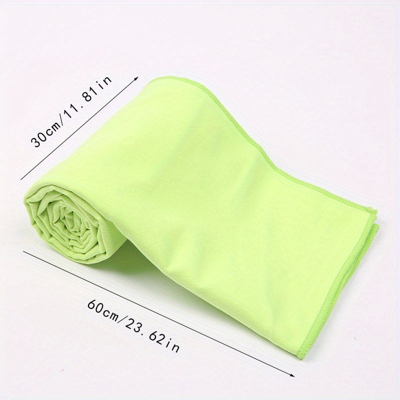 Green Ultra Fine Fiber Towel Sports Towel Cooling & Sweat Absorbing Bath Towel