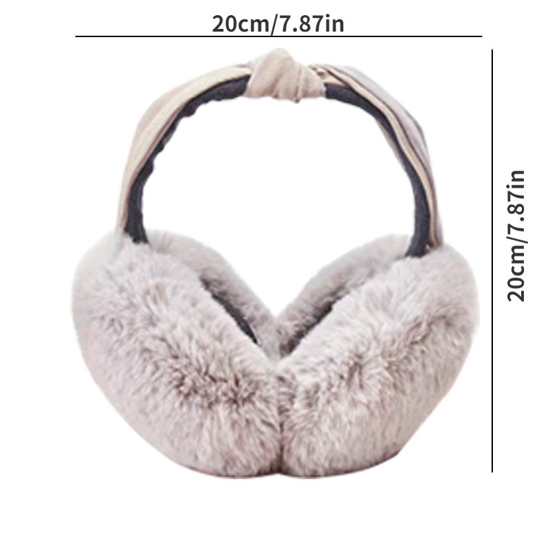 Unisex Plush Ear Warmers Winter Earmuffs Christmas Gift