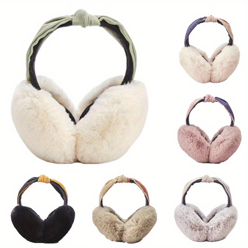 Unisex Plush Ear Warmers Winter Earmuffs Christmas Gift