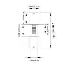 5Pairs Stainless Steel Rivets for DIY Handle