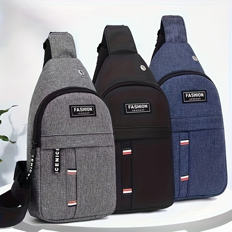 Waterproof Men's Casual Chest Bag Outdoor Shoulder Bag