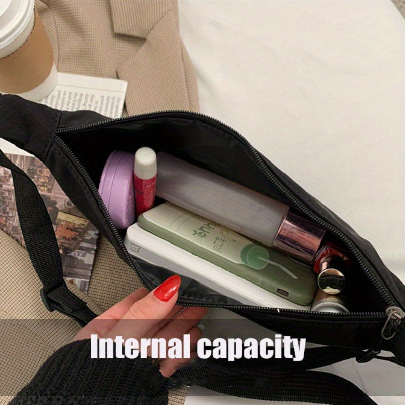 Large Capacity Chest Bag Travel Crossbody Bag Nylon Dumpling Bag