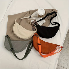 Large Capacity Chest Bag Travel Crossbody Bag Nylon Dumpling Bag