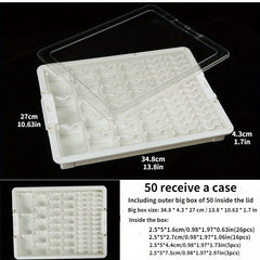 DIY Jewelry Storage Box 42 50 78 Grid Container Organizer Nail Art Accessories