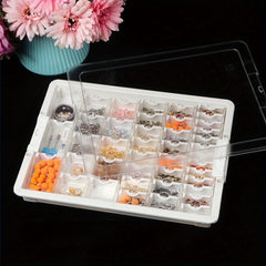 DIY Jewelry Storage Box 42 50 78 Grid Container Organizer Nail Art Accessories