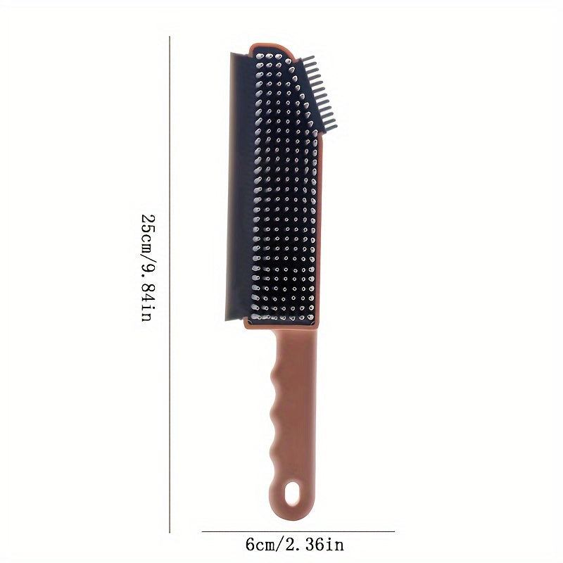 3-in-1 Kitchen Silicone Cleaning Brush & Bathroom Scraper