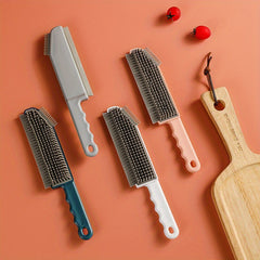 3-in-1 Kitchen Silicone Cleaning Brush & Bathroom Scraper