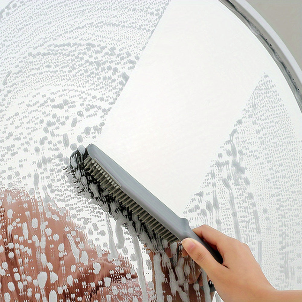 3-in-1 Kitchen Silicone Cleaning Brush & Bathroom Scraper