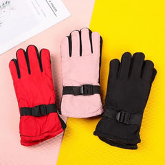 Kids Winter Snow Gloves Waterproof Thicken Mittens