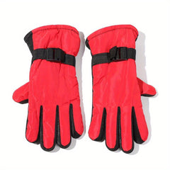 Kids Winter Snow Gloves Waterproof Thicken Mittens