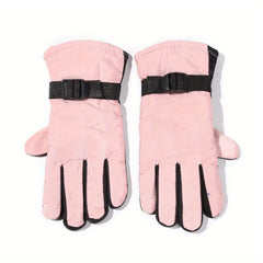 Kids Winter Snow Gloves Waterproof Thicken Mittens
