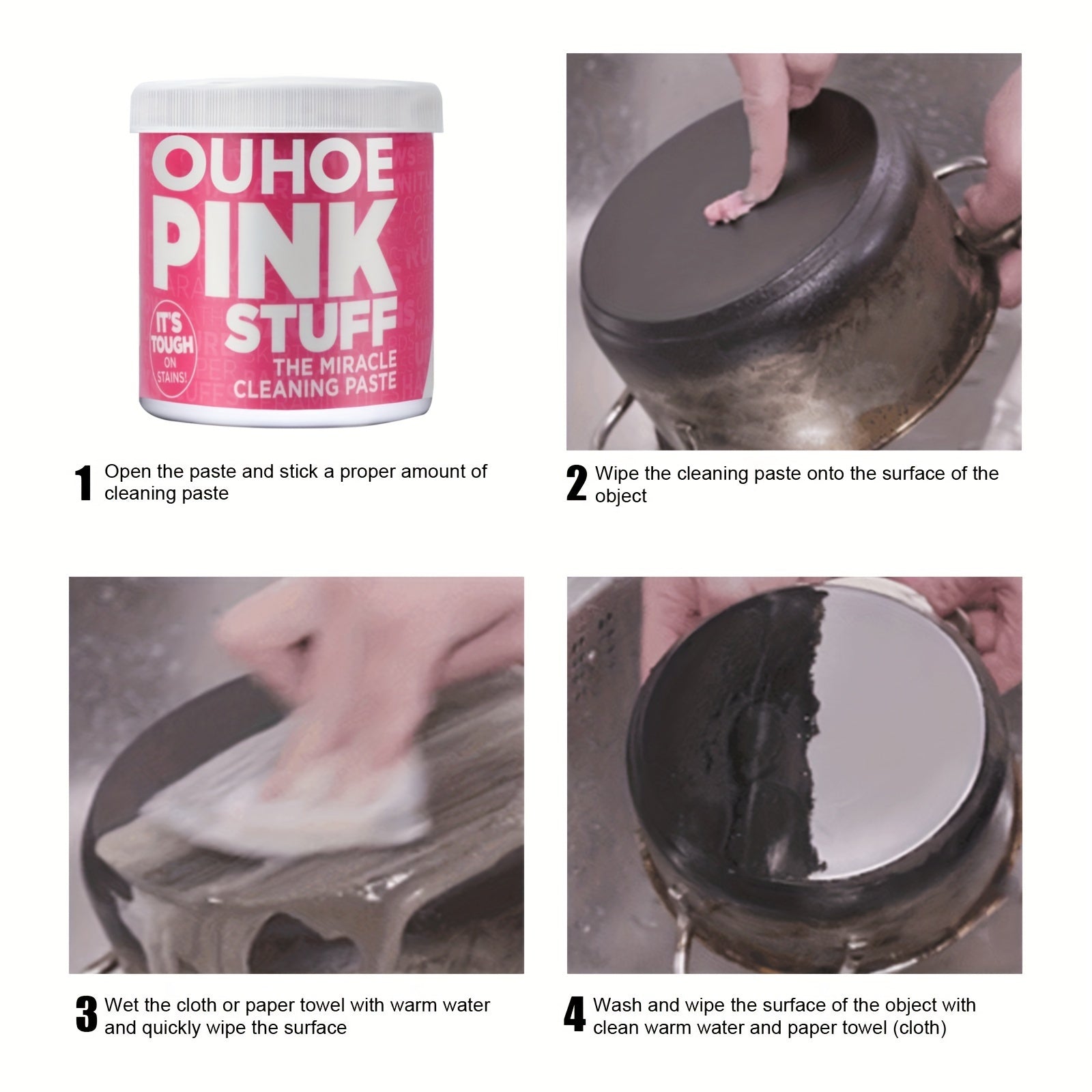 The Pink Stuff Cleaning Paste for Kitchen and Bathroom