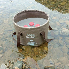 Travel Folding Water Bucket Portable Camping Picnic Fishing Bucket