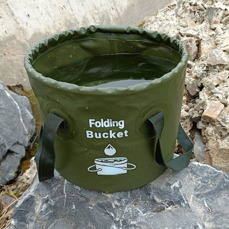 Travel Folding Water Bucket Portable Camping Picnic Fishing Bucket