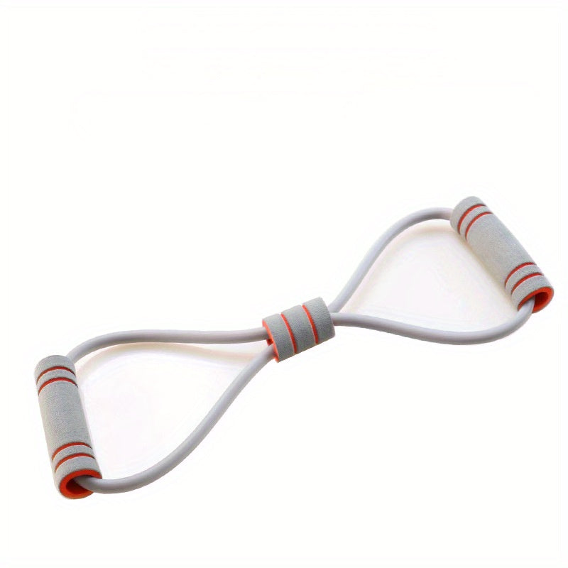 8-Character Yoga Resistance Puller TPE Stretching Rope for Strength Training