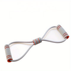 8-Character Yoga Resistance Puller TPE Stretching Rope for Strength Training