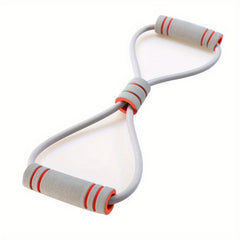8-Character Yoga Resistance Puller TPE Stretching Rope for Strength Training