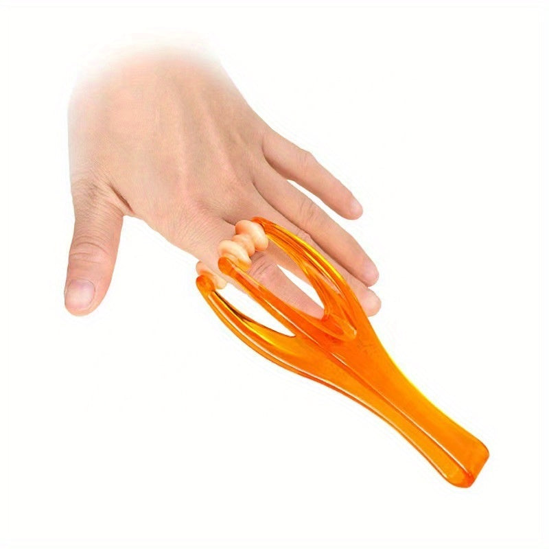 Hand Finger Massager Dual Roller Blood Muscle Relaxation Tool