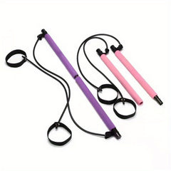 Multifunctional Pilates Stick With Tension Rope Fitness Yoga Pedal